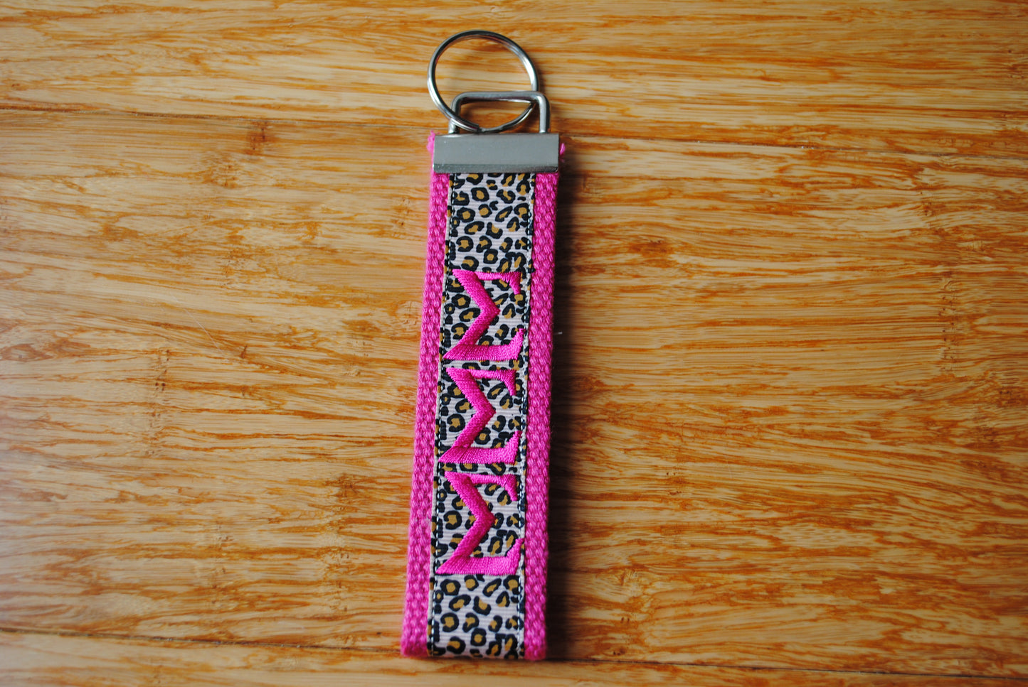 Sigma Sigma Sigma Sorority Keychain