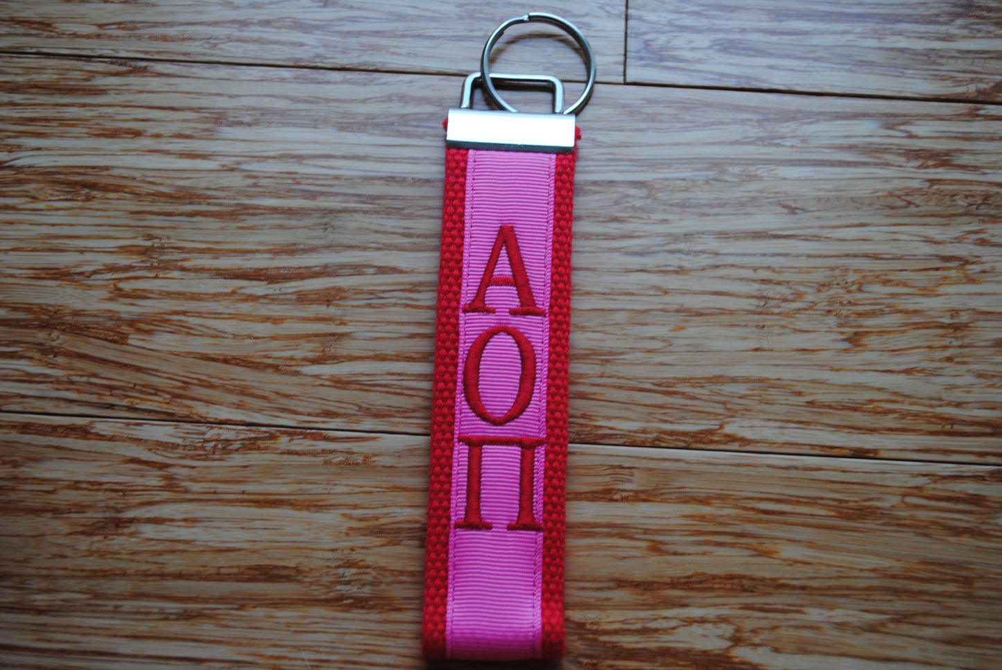 Alpha Omicron Pi Sorority Keychain