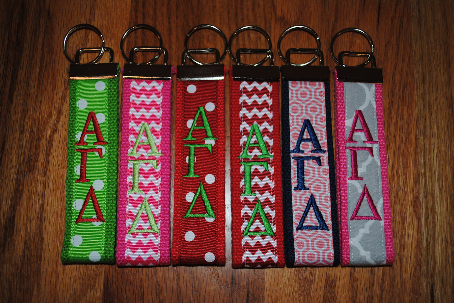 Alpha Gamma Delta Sorority Keychain