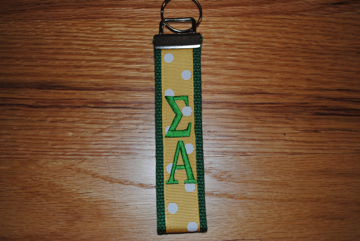 Sigma Alpha Sorority Keychain Keyfob Wristlet