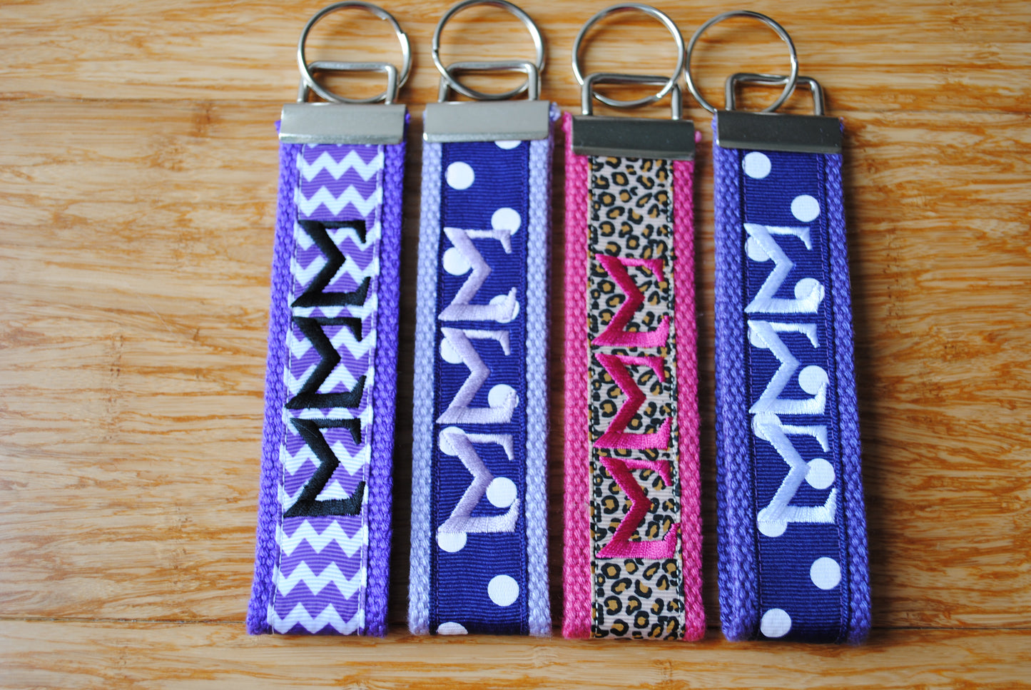 Sigma Sigma Sigma Sorority Keychain