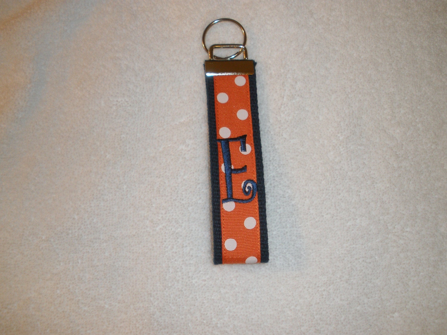 Virginia Keychain/Syracuse Keychain, Univ of Illinois, Auburn Keychain/Glitter Keychain/Monogrammed KeyFob Wristlet