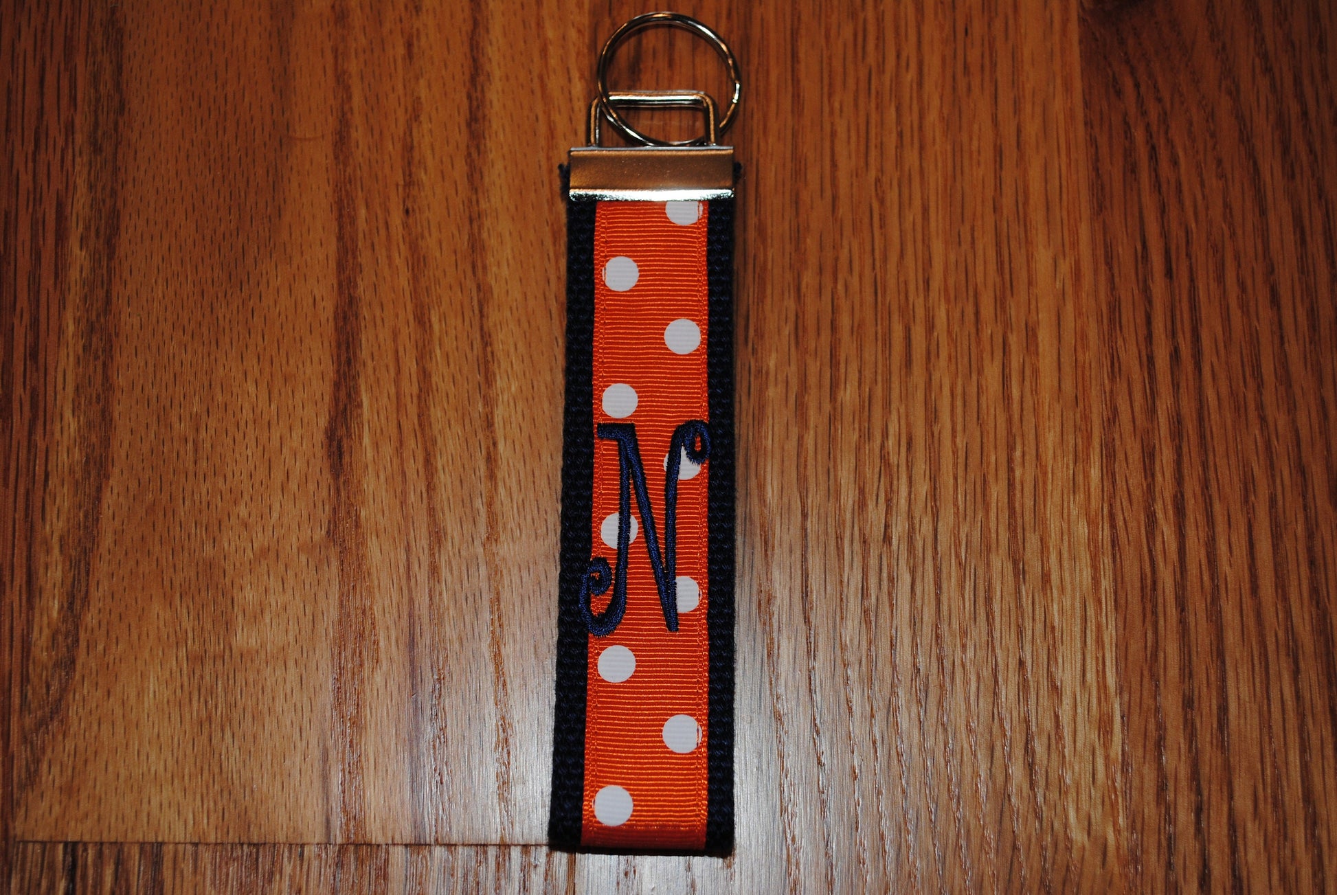 Virginia Keychain/Syracuse Keychain, Univ of Illinois, Auburn Keychain/Glitter Keychain/Monogrammed KeyFob Wristlet