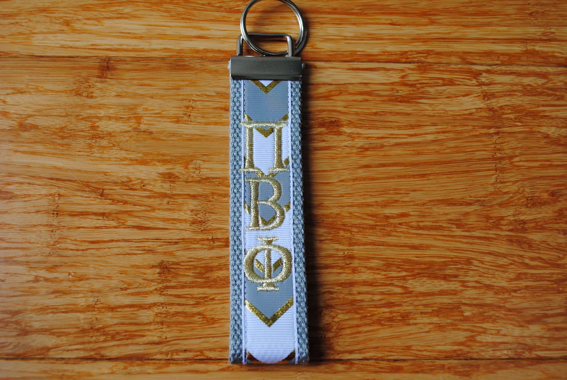 Pi Beta Phi Key Fob- Monogrammed-Choose Design,Sorority, Letter, Personalized Keychain Wristlet Licensed product.Key Fob, Embroidery