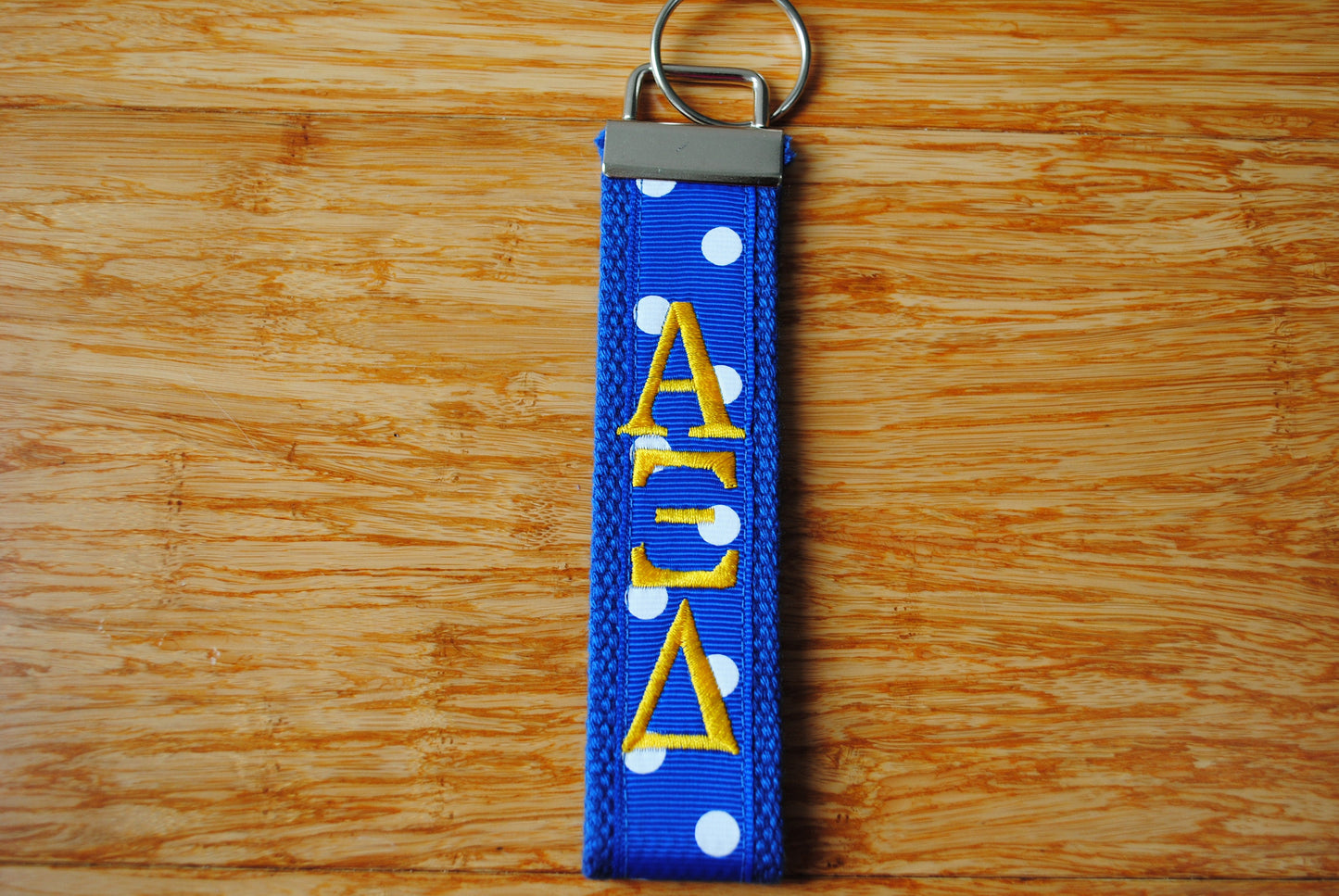 Alpha Xi Delta Keychain - Monogrammed-Choose Design,Sorority, Letter, Personalized Key Fob Wristlet Licensed product.Key Fob, Embroidery