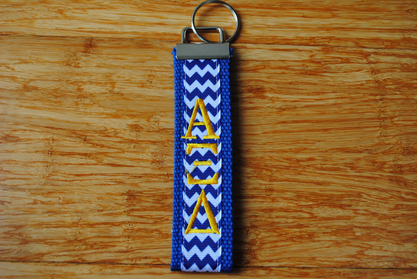 Alpha Xi Delta Keychain - Monogrammed-Choose Design,Sorority, Letter, Personalized Key Fob Wristlet Licensed product.Key Fob, Embroidery