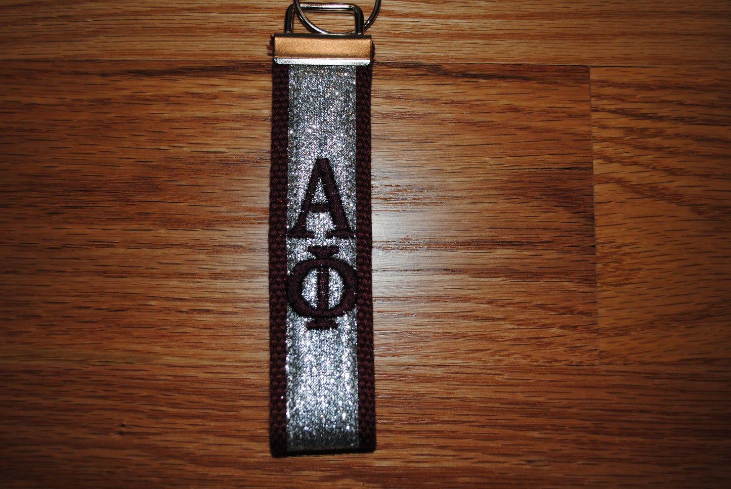 Sorority Keychain, Keyfob - Glitter Monogrammed-Choose Design,Sorority, Letter, Personalized Wristlet Licensed product, Embroidery