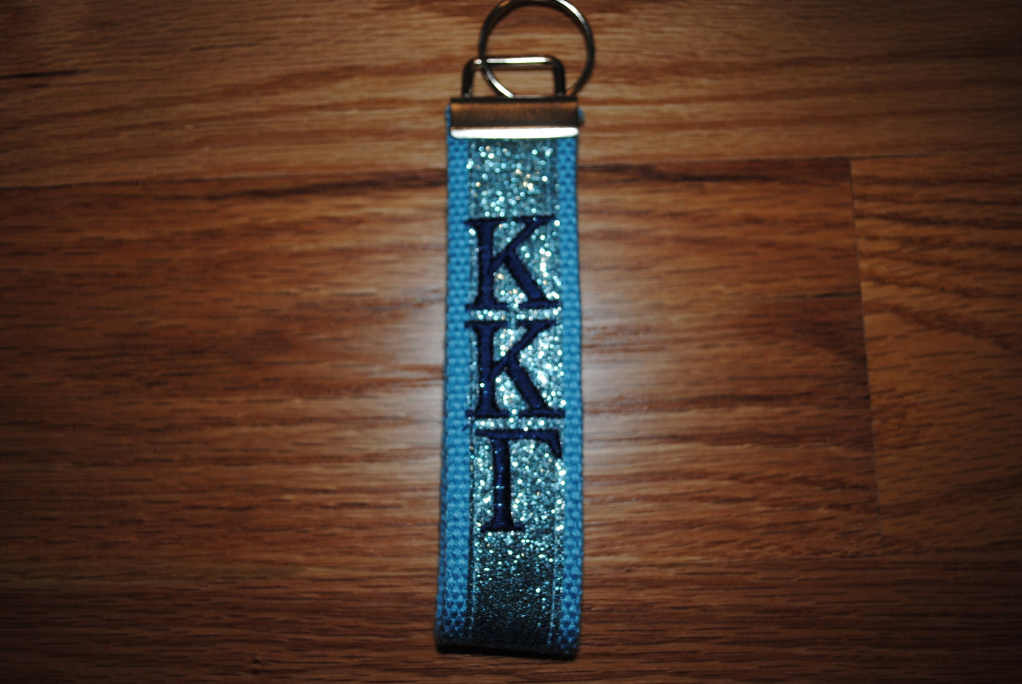 Sorority Keychain, Keyfob - Glitter Monogrammed-Choose Design,Sorority, Letter, Personalized Wristlet Licensed product, Embroidery