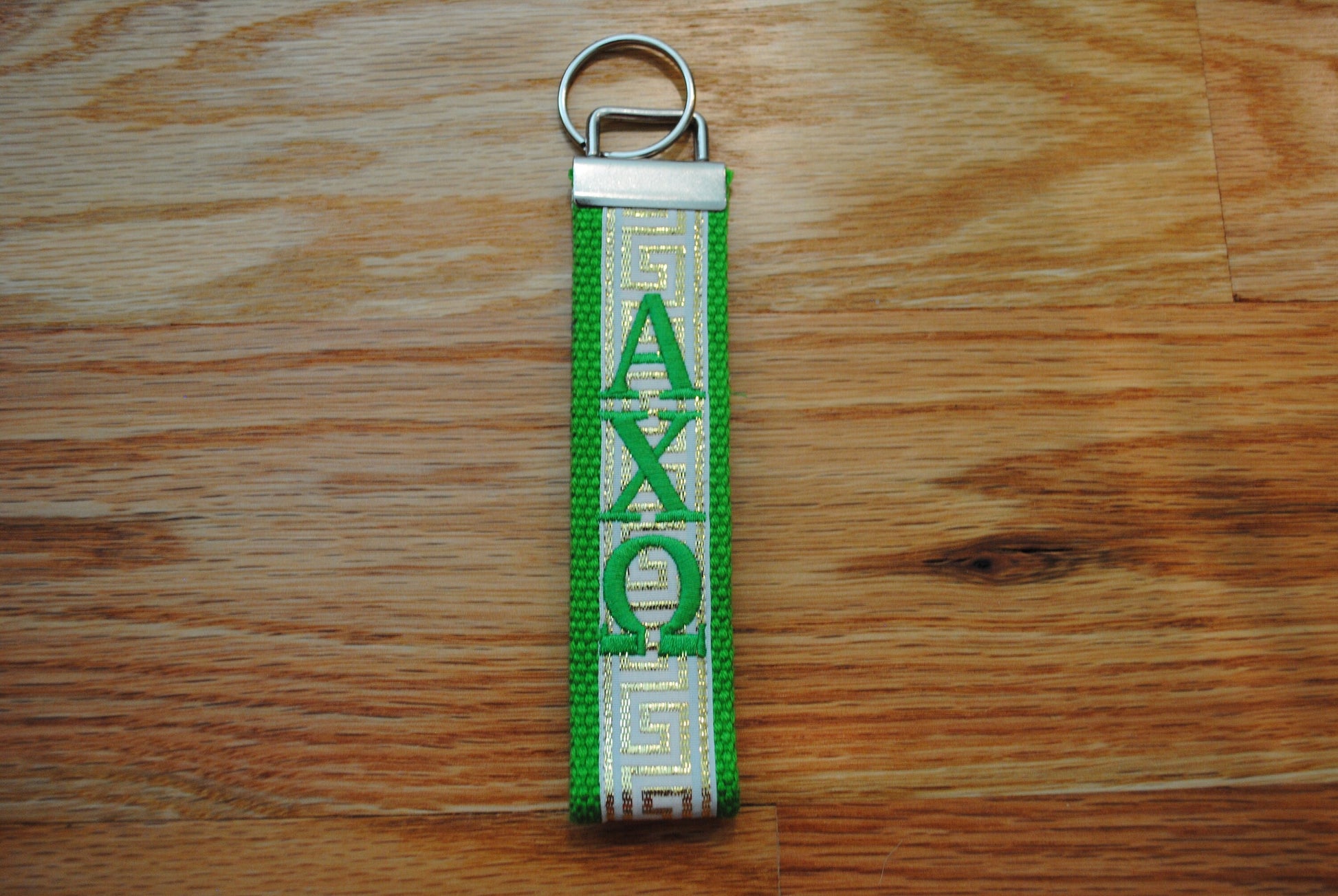 Sorority Keychain - Letter, Grandmother Key Fob Wristlet Official Licensed Product Greek Life Personlized Embroidery Choose Keychain