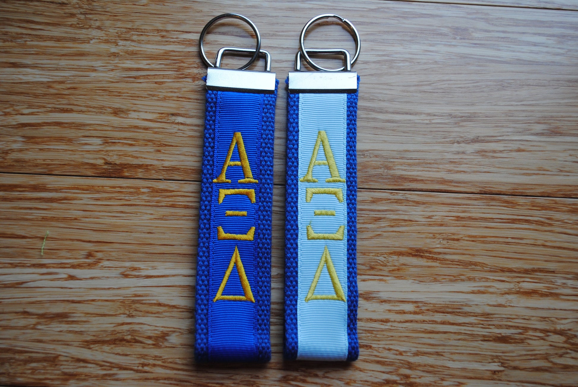 Alpha Xi Delta Keychain - Monogrammed-Choose Design,Sorority, Letter, Personalized Key Fob Wristlet Licensed product.Key Fob, Embroidery