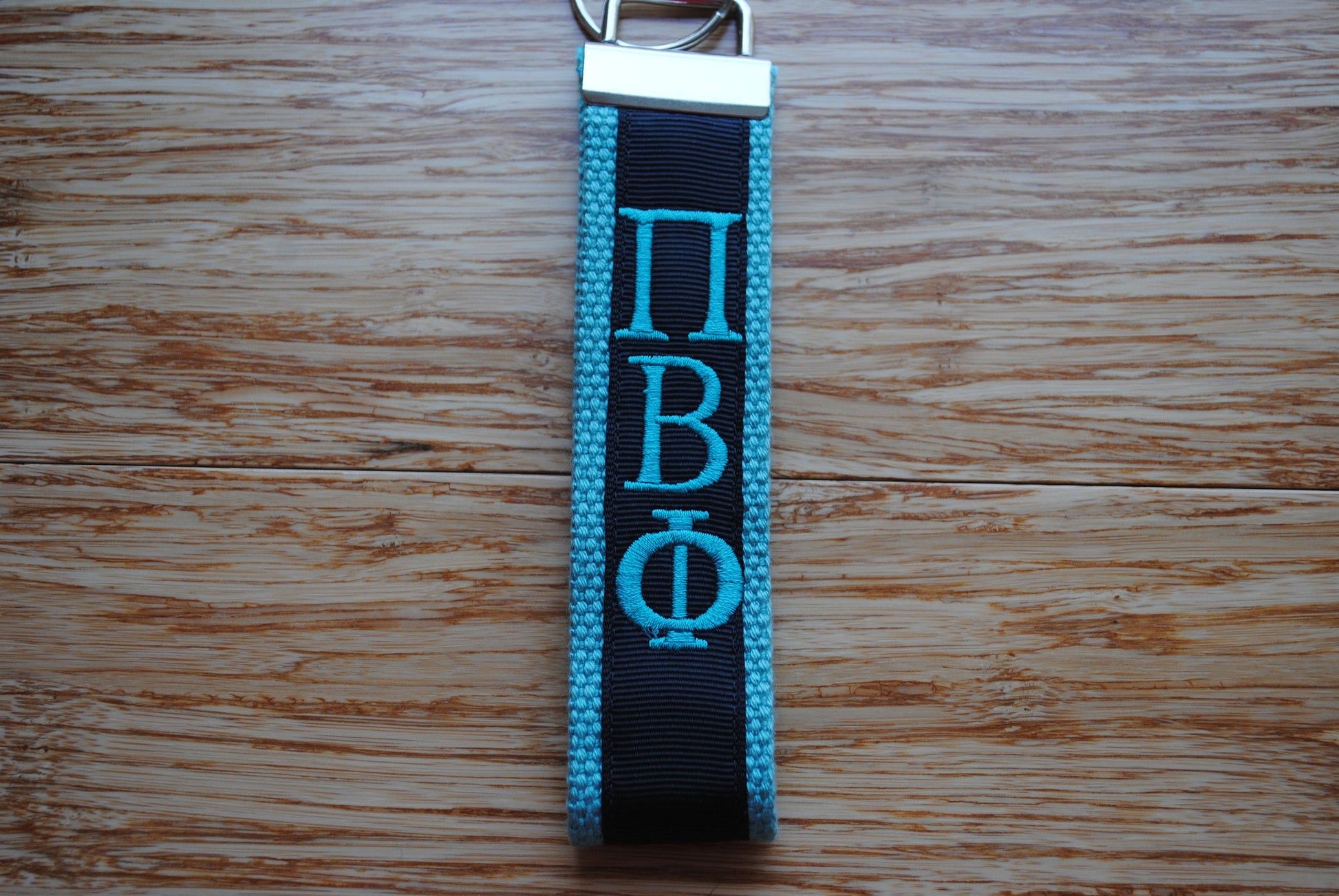 Pi Beta Phi Key Fob- Monogrammed-Choose Design,Sorority, Letter, Personalized Keychain Wristlet Licensed product.Key Fob, Embroidery