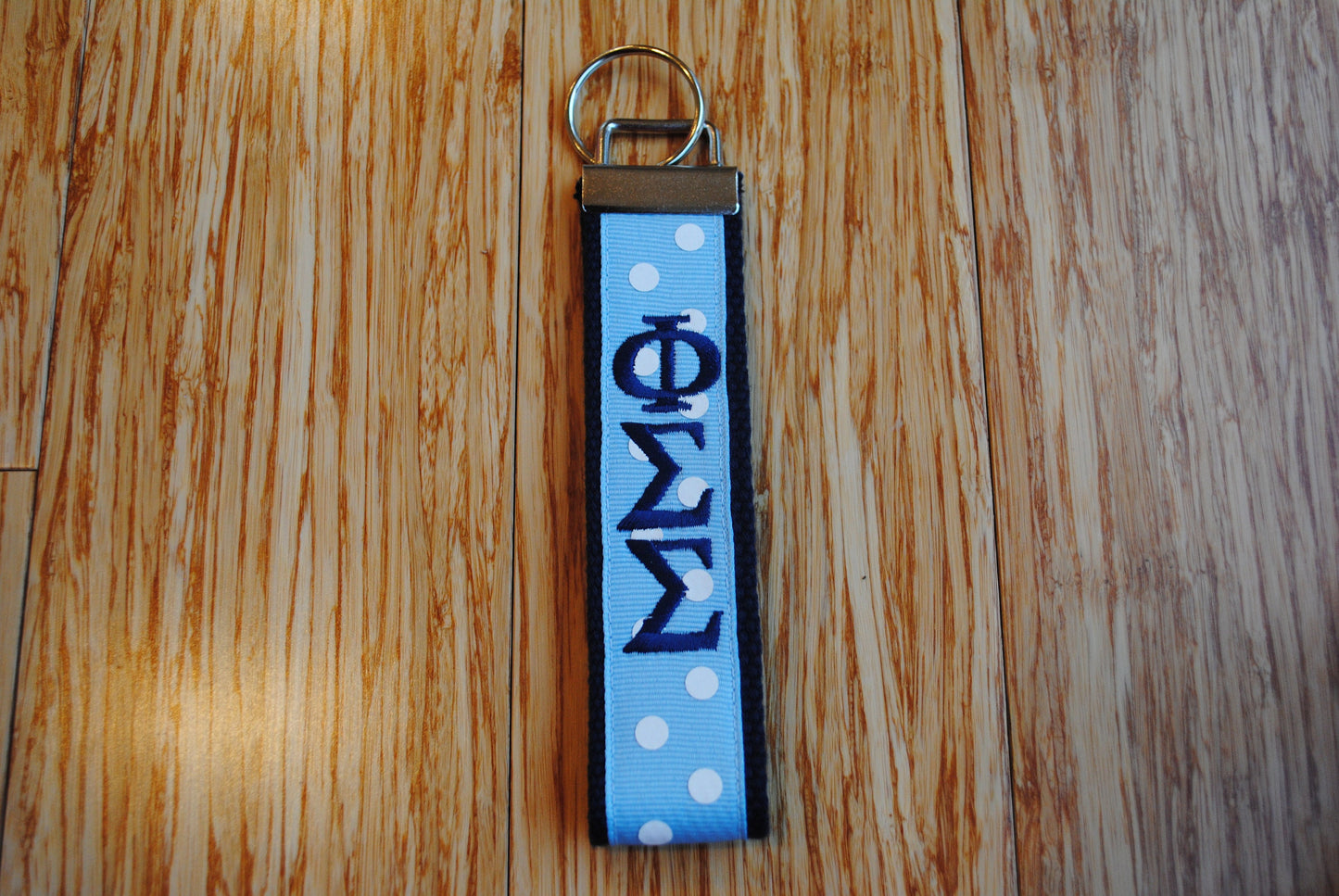 Phi Sigma Sigma Keychain - Monogrammed-Choose Design,Sorority, Letter, Personalized Key Fob Wristlet Licensed product.Key Fob, Embroidery