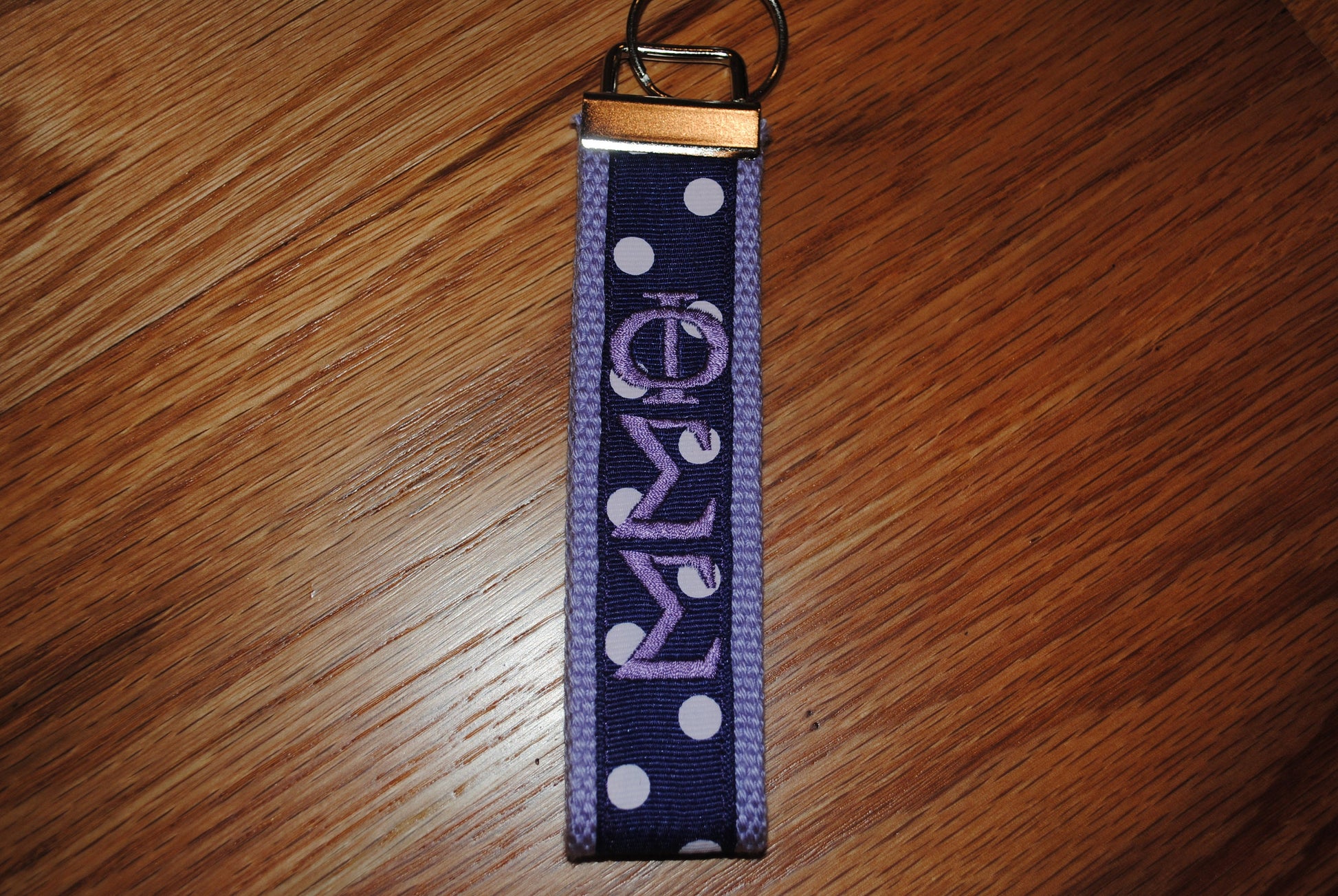 Phi Sigma Sigma Keychain - Monogrammed-Choose Design,Sorority, Letter, Personalized Key Fob Wristlet Licensed product.Key Fob, Embroidery