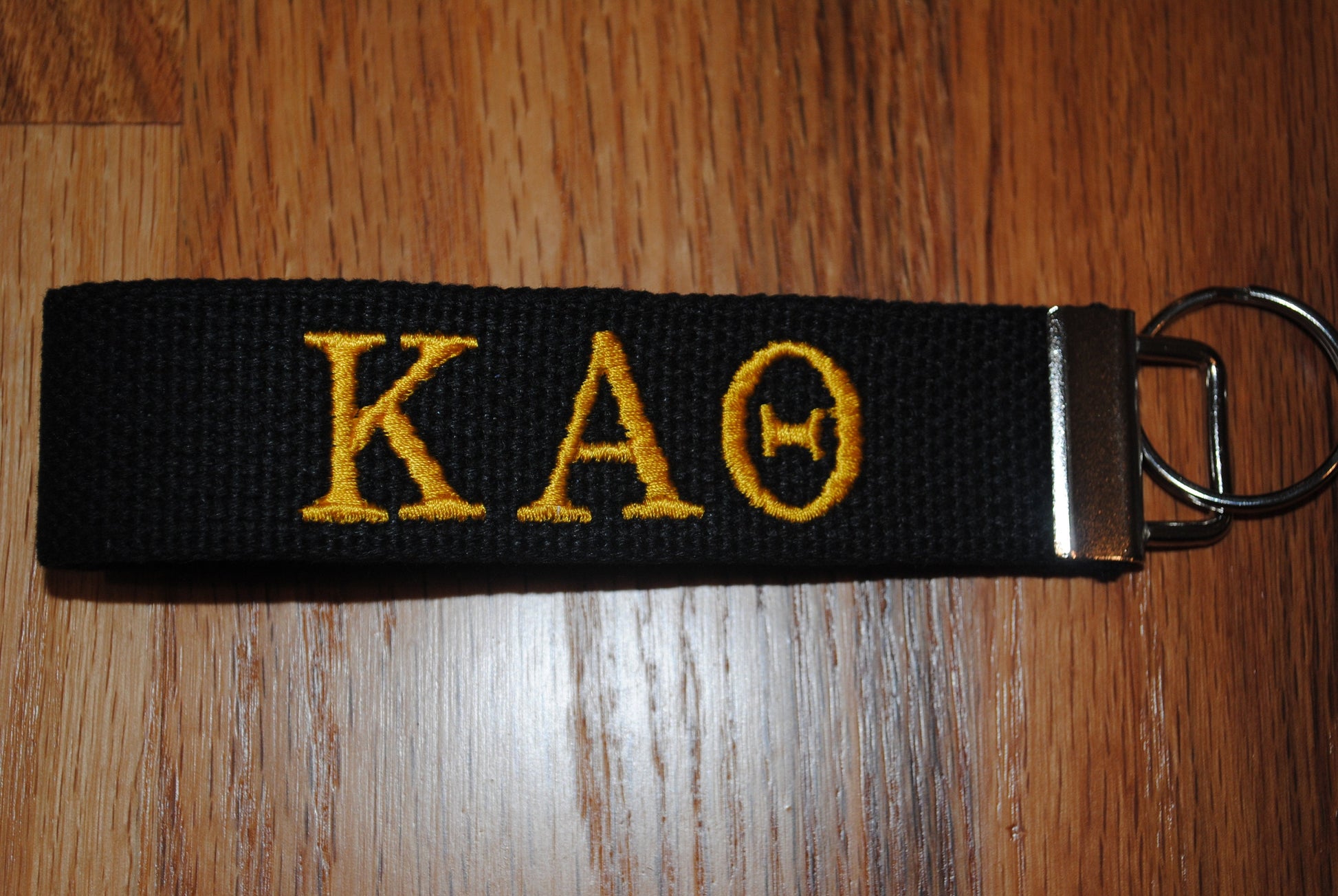 Sorority Keychain - Canvas KeyFob, Wristlet, Official Licensed Product, Greek Life, Personlized, Embroidery, Choose Keychain