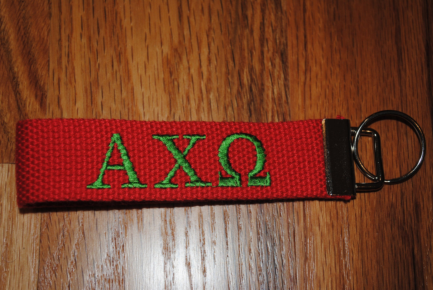 Sorority Keychain - Canvas KeyFob, Wristlet, Official Licensed Product, Greek Life, Personlized, Embroidery, Choose Keychain