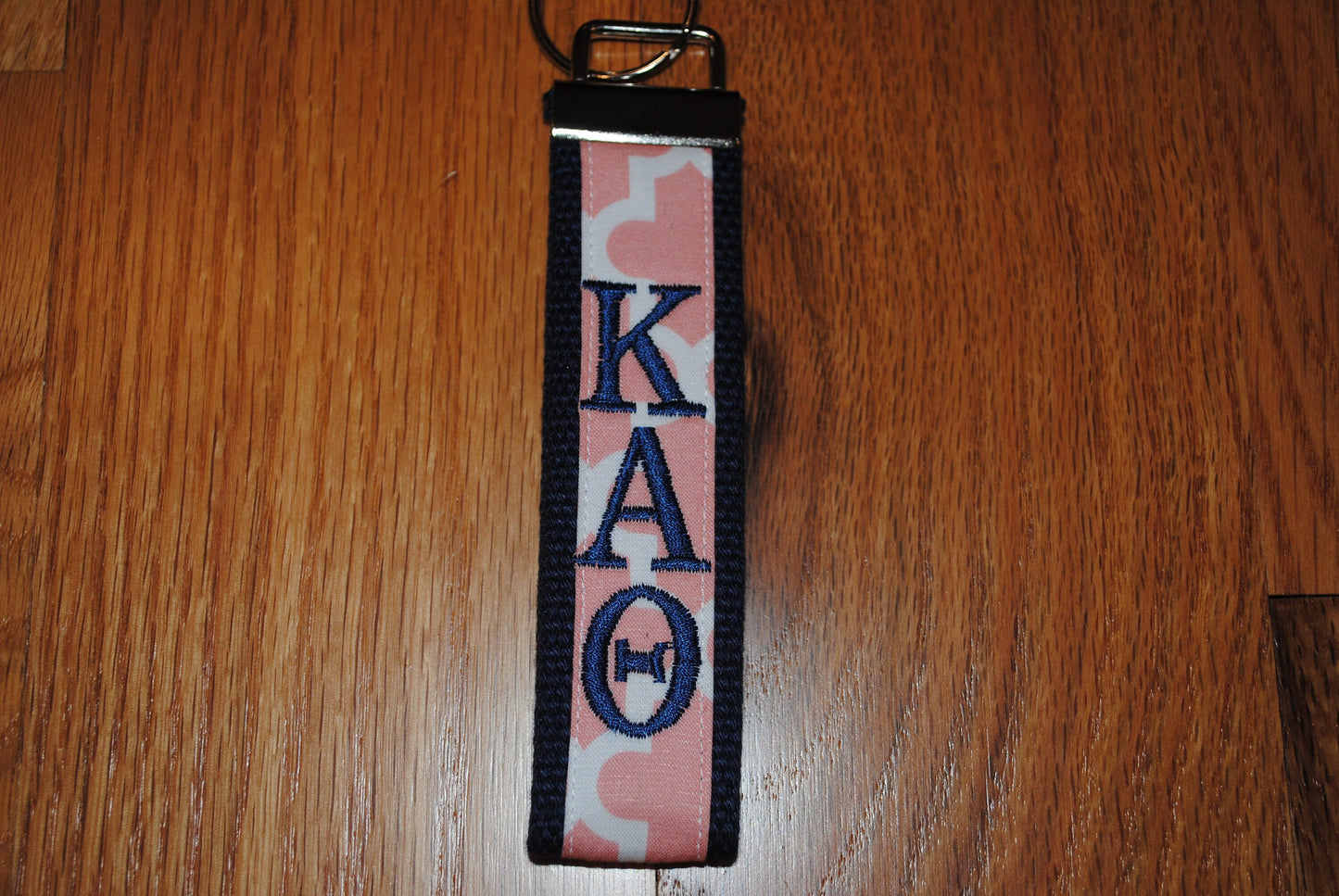 Kappa Alpha Theta Sorority Keychain - Monogrammed-Choose Design,Sorority, Letter, Personalize Wristlet License product.Key Fob, Embroidery