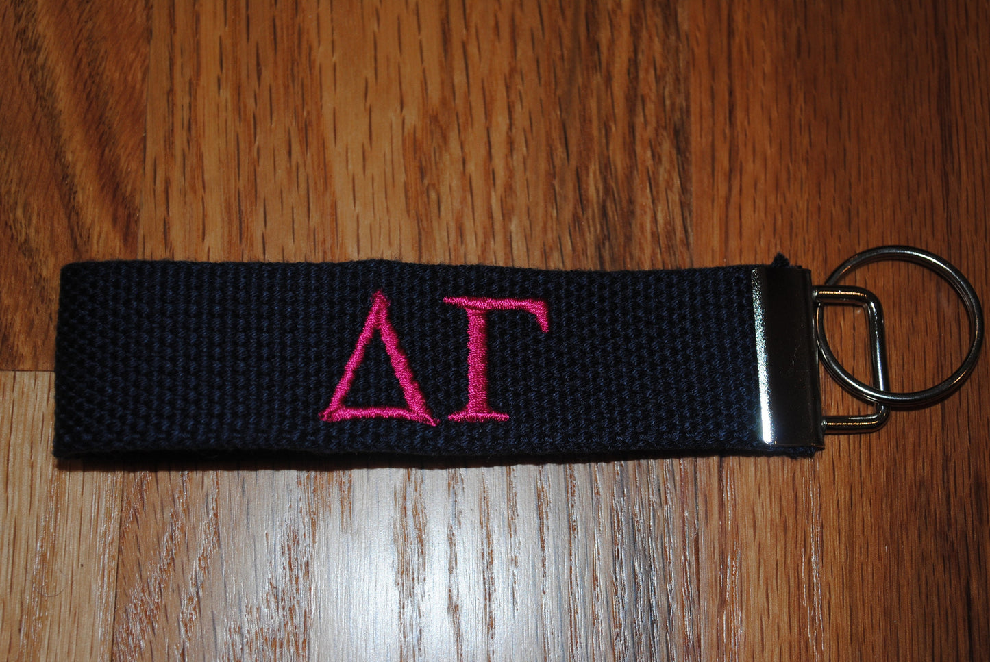 Sorority Keychain - Canvas KeyFob, Wristlet, Official Licensed Product, Greek Life, Personlized, Embroidery, Choose Keychain