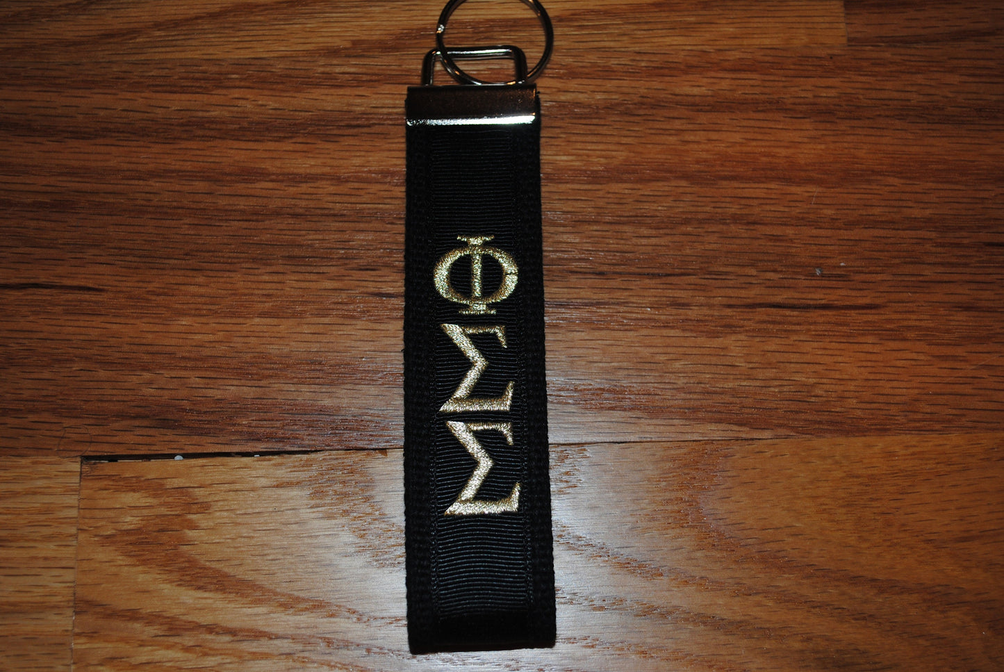 Phi Sigma Sigma Keychain - Monogrammed-Choose Design,Sorority, Letter, Personalized Key Fob Wristlet Licensed product.Key Fob, Embroidery