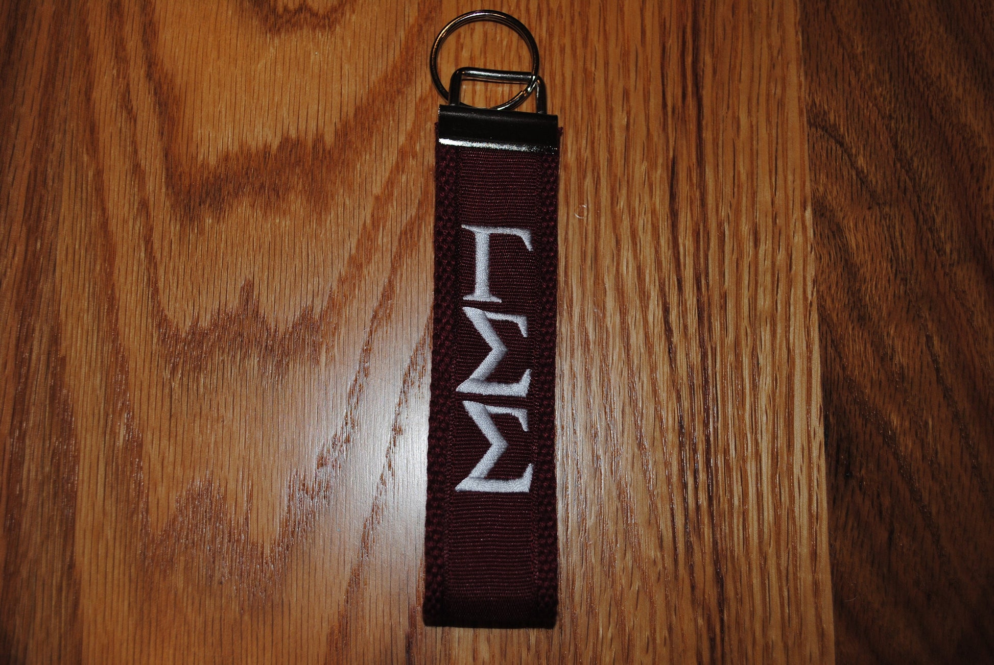 Gamma Sigma Sigma Keychain - Monogrammed-Choose Design,Sorority, Letter, Personalized Key Fob Wristlet Licensed product.Key Fob, Embroidery