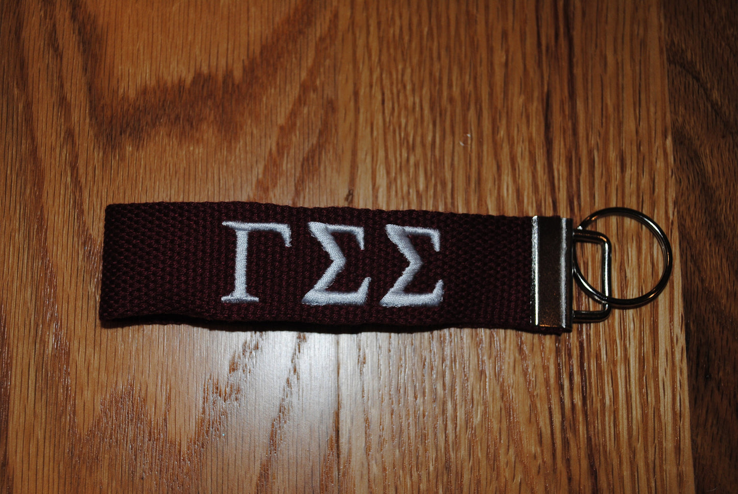 Sorority Keychain - Canvas KeyFob, Wristlet, Official Licensed Product, Greek Life, Personlized, Embroidery, Choose Keychain