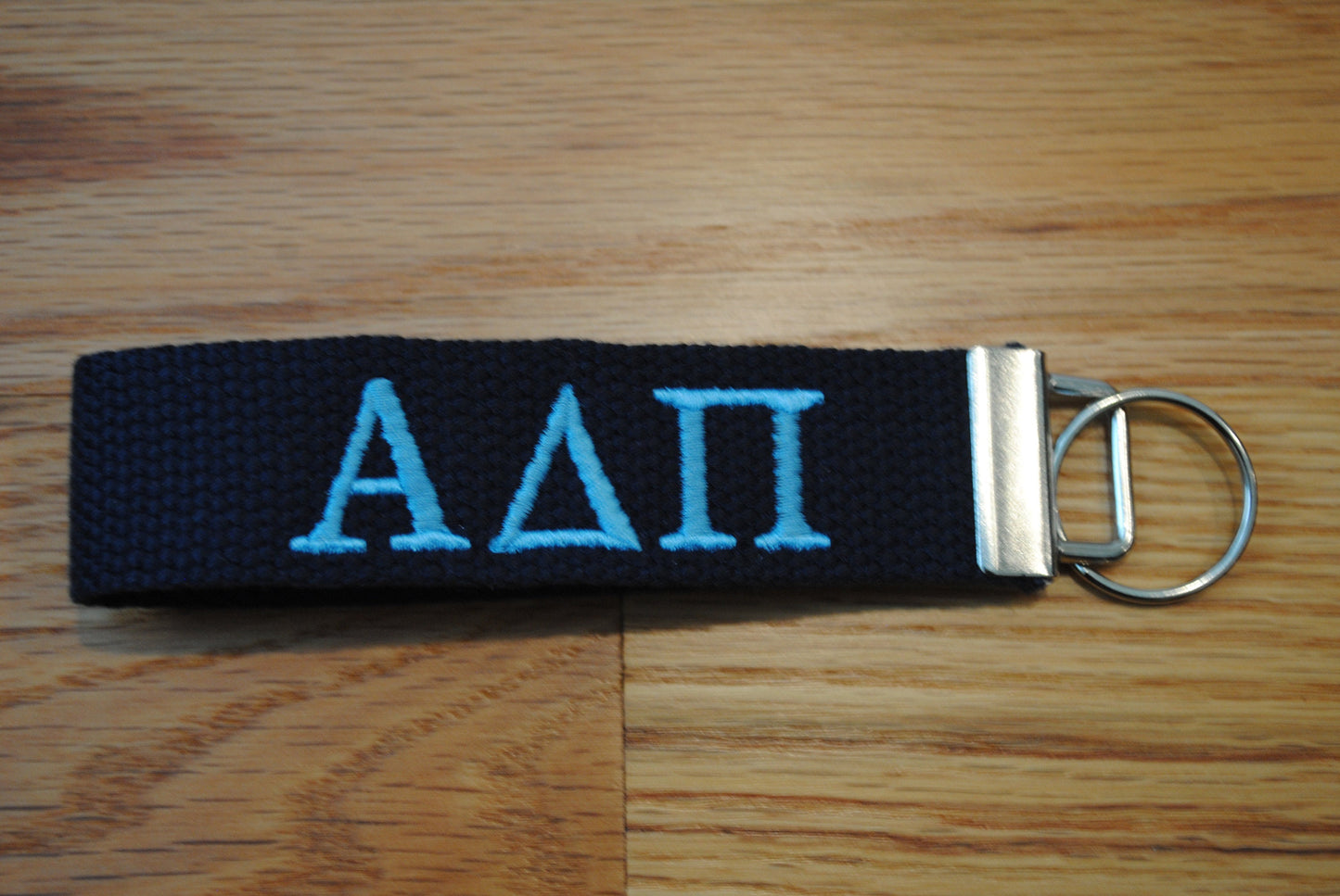 Sorority Keychain - Canvas KeyFob, Wristlet, Official Licensed Product, Greek Life, Personlized, Embroidery, Choose Keychain