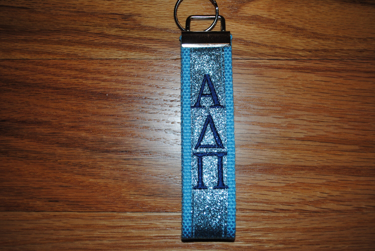 Alpha Delta Pi Sorority Keychain, Keyfob - Monogrammed-Choose Design,Sorority, Letter, Personalized Wristlet Licensed product, Embroidery