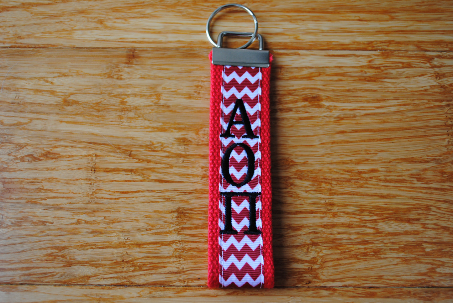 Alpha Omicron Pi Sorority Keychain